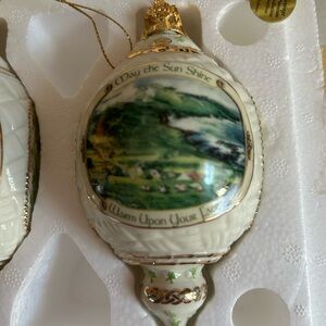 Bradford Exchange Porcelain Irish Blessing ornaments